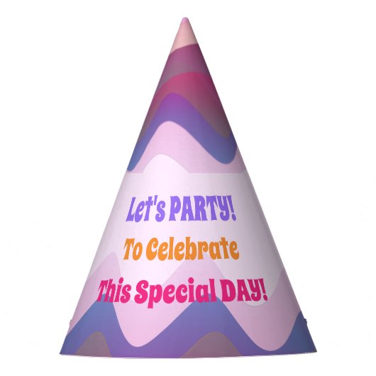 Aangepast roze partijtje Pet Feesthoedjes (Voorkant)