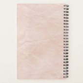 Aangepast roze professionele geregistreerde verple planner (Achterkant)