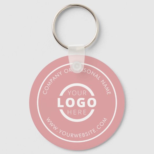 Aangepast roze promotiemateriaal voor bedrijven me sleutelhanger (Achterkant)