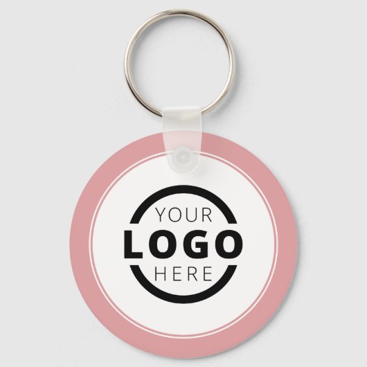 Aangepast roze promotiemateriaal voor bedrijven me sleutelhanger (Voorkant)