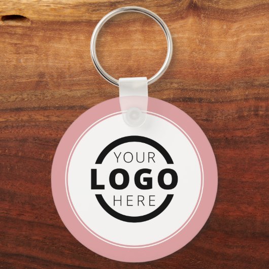 Aangepast roze promotiemateriaal voor bedrijven me sleutelhanger (Voorkant)