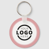 Aangepast roze promotiemateriaal voor bedrijven me sleutelhanger (Achterkant)