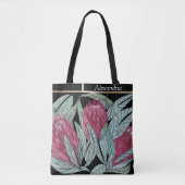 Aangepast roze Protheebloemblad Tote Bag (Voorkant)