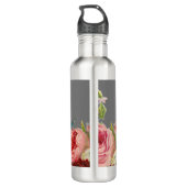 Aangepast roze roze Collectie Waterfles (Achterkant)