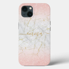 Aangepast roze roze goudkleurige mobiele telefoon  Case-Mate iPhone case