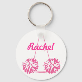 Aangepast roze Sleutelhanger