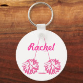 Aangepast roze Sleutelhanger (Voorkant)