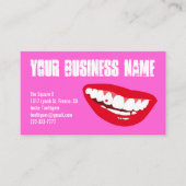 Aangepast roze tandwiel na zorg visitekaartje (Voorkant)