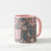 Aangepast Roze Wilde Struik Bloem Boeket Mok (Voorkant rechts)