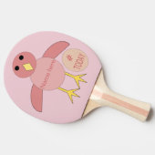 Aangepast roze zadelrok van het meisje van 1000 pi tafeltennisbatje (Zijkant)