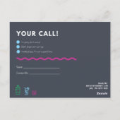 Aangepast - RSVP Briefkaart (Achterkant)