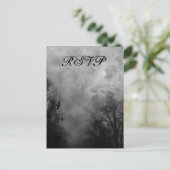 Aangepast RSVP-Briefkaart op basis van hemelsnaam Uitnodiging Briefkaart (Staand voorkant)