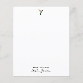 Aangepast, ruby-throated Hummingbird Note Paper