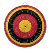 Aangepast rustiek dartbord (Voorkant)