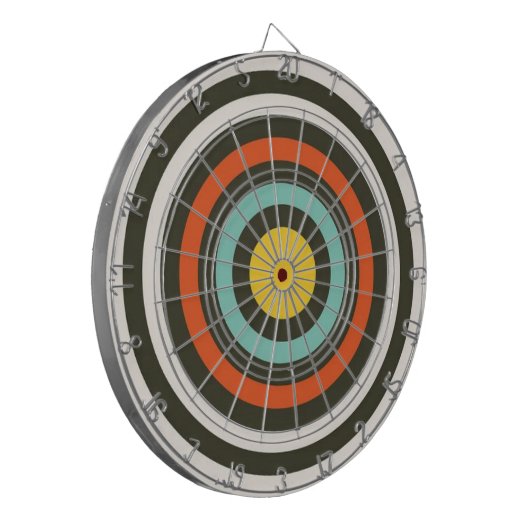 Aangepast rustiek dartbord (Voorkant Links)