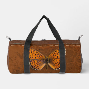 Aangepast rustiek lederen effect Butterfly Plunjezak