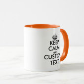 Aangepast rustig houden en doorgaan met combo-kleu mok (Voorkant rechts)