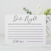 Aangepast 's nachts idealen Kaart Vrijgezellenfees (Staand voorkant)