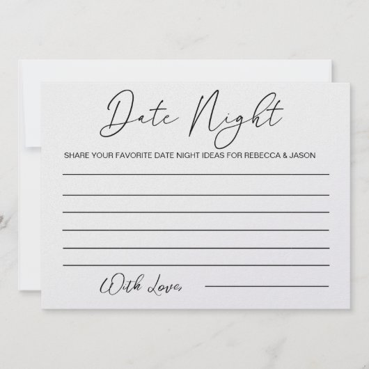 Aangepast 's nachts idealen Kaart Vrijgezellenfees (Voorkant)