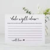 Aangepast 's nachts idealen voor Vrijgezellenfeest Kaart (Staand voorkant)