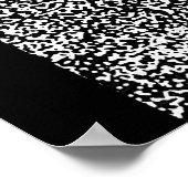 Aangepast samenstellingsboek zwart/witschool/leraa poster (Hoek)