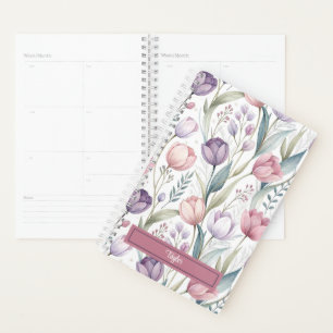 Aangepast Scandinavisch Tulp Bloemmotief Planner