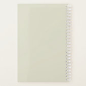 Aangepast Scandinavisch Tulp Bloemmotief Planner (Achterkant)