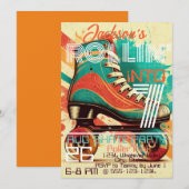 Aangepast Schaats voor thuisdag Kaart (Voorkant / Achterkant)