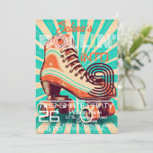 Aangepast Schaats voor thuisdag Kaart (Staand voorkant)