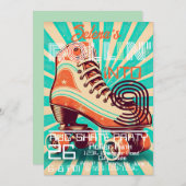 Aangepast Schaats voor thuisdag Kaart (Voorkant / Achterkant)