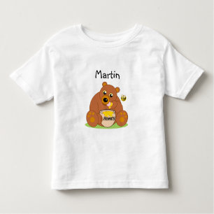 Aangepast, schattig beer, honingbeer of teddybeer: kinder shirts