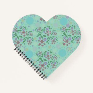 Aangepast Schattig Kidcore Confetti Bloem- en Wijn Notitieboek