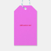 Aangepast schattig palmwoord verjaardag modern blo cadeaulabel (Achterkant)