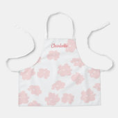 Aangepast Schattig roze ventilator Schort (Voorkant)