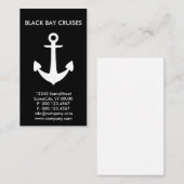 aangepast scheepsankerbedrijf visitekaartje (Voorkant / Achterkant)