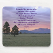 Aangepast Schilderachtig Storm over de Prairie-fot Muismat (Voorkant)