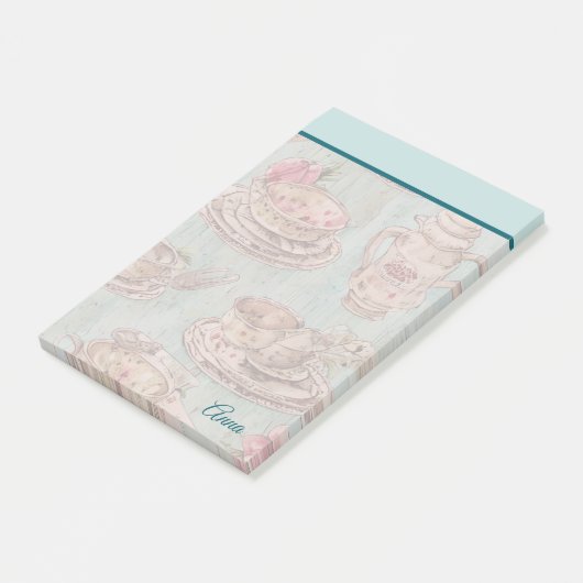 Aangepast  schilderij Rustieke keuken Blauw Post-it® Notes (Schuin)