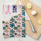 Aangepast schildpadpatroon theedoek (Quarter Fold)