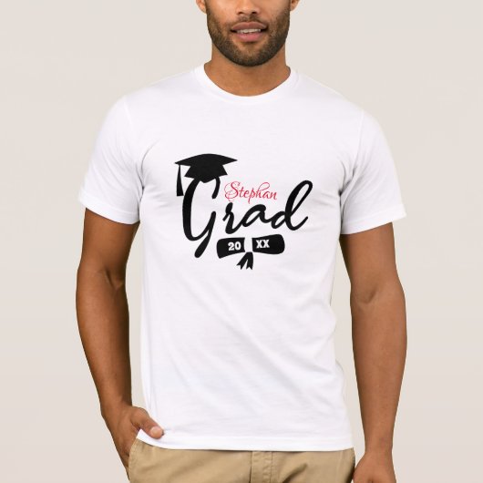 Aangepast schooljaar Aangepast Afstuderen T-shirt (Voorkant)