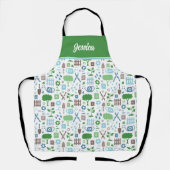 Aangepast Schort Gardening Patroon (Voorkant)