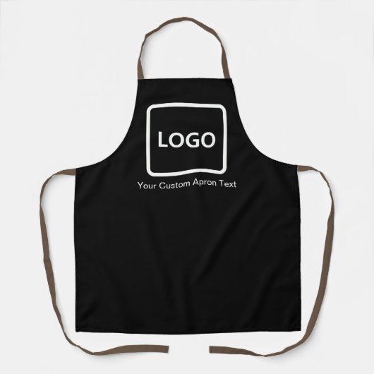 Aangepast Schort met Business Logo Gepersonaliseer (Voorkant)