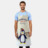 Aangepast Schort voor kerstfeestdagen (Gedragen)