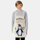 Aangepast Schort voor kerstfeestdagen (Gedragen)