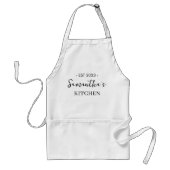 Aangepast Schort voor kleine keuken voor vrouwen (Voorkant)