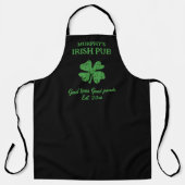 Aangepast schort voor St. Patrick's Day met geluks (Voorkant)