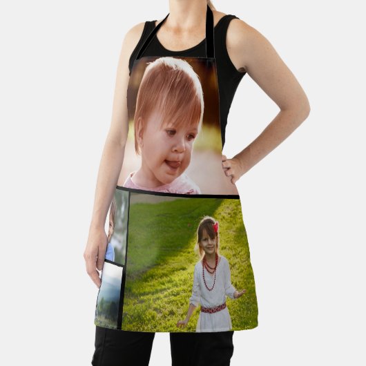 Aangepast Schort voor vier Photo All-Over Print (Insitu)