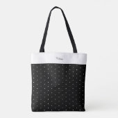 Aangepast schouderblad Tas Polka Dots Polka Black (Achterkant)