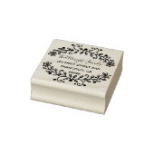 Aangepast script Achternaam Retouradres Rubber S Rubberstempel (Stempel)