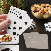 Aangepast Script Afgestudeerd Pokerkaarten (Insitu)