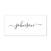 Aangepast script calligrafie handtekening naam ele rubberstempel (Afrduk)